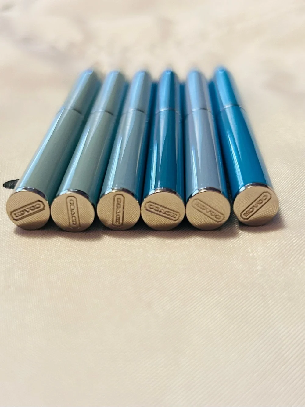 Coach Mini Light Blue and Blue Pens/ Keychain/ Bag Charm (PRICE FOR ONE)